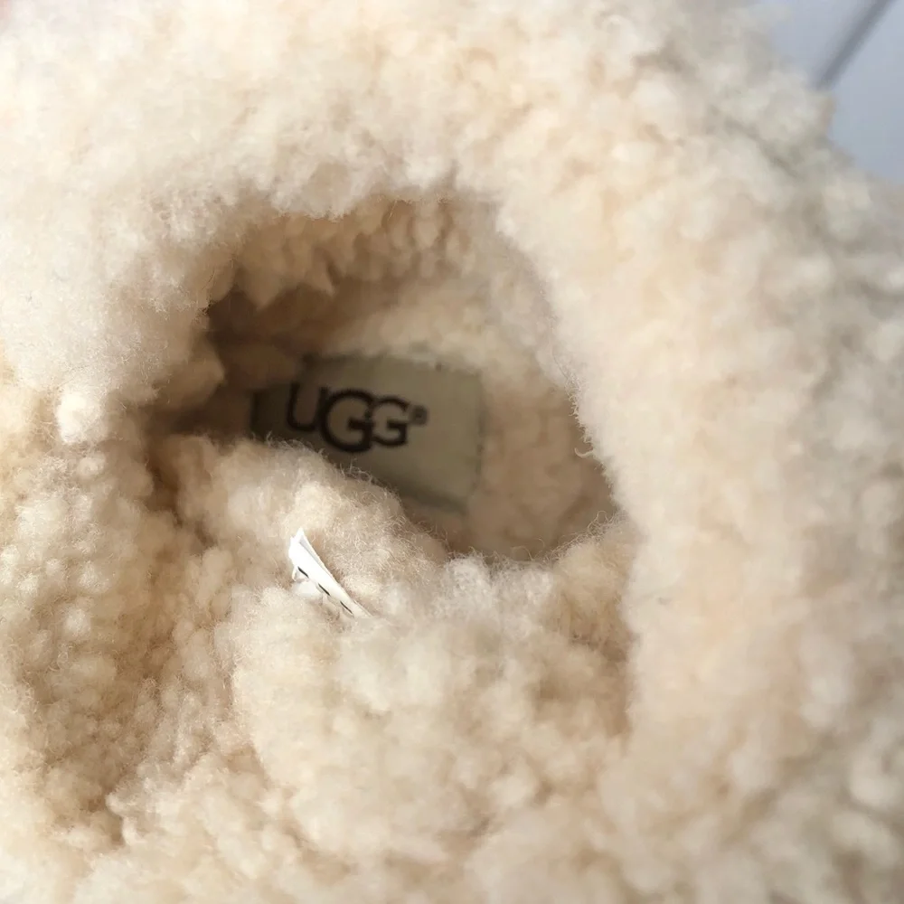 UGG Shearling Sherpa Bootie Winter Slippers